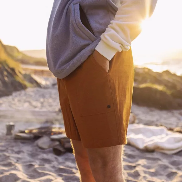 Passenger Clothing Adventure Organic All Purpose Short Glazed Ginger Men Shorts