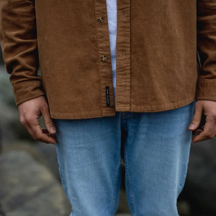 Passenger Clothing Backcountry Cord Shirt Coconut Men Shirts