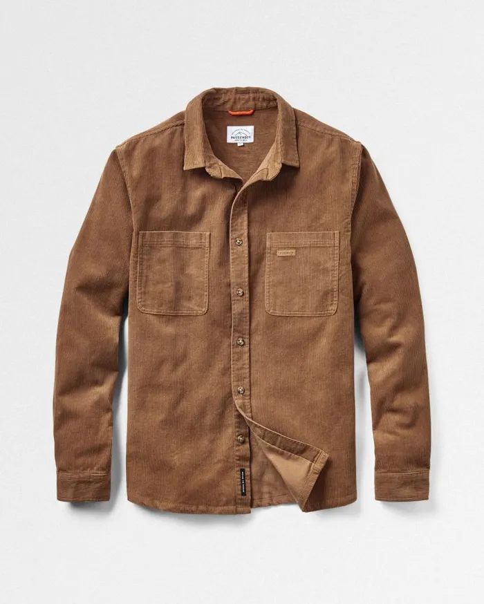 Passenger Clothing Backcountry Cord Shirt Coconut Men Shirts