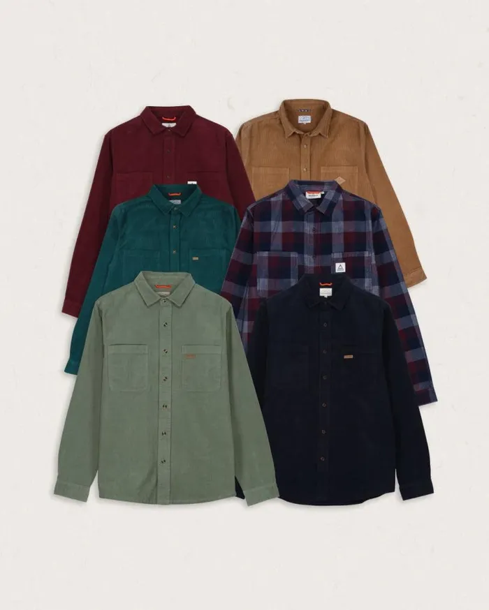 Passenger Clothing Backcountry Cord Shirt Coconut Men Shirts