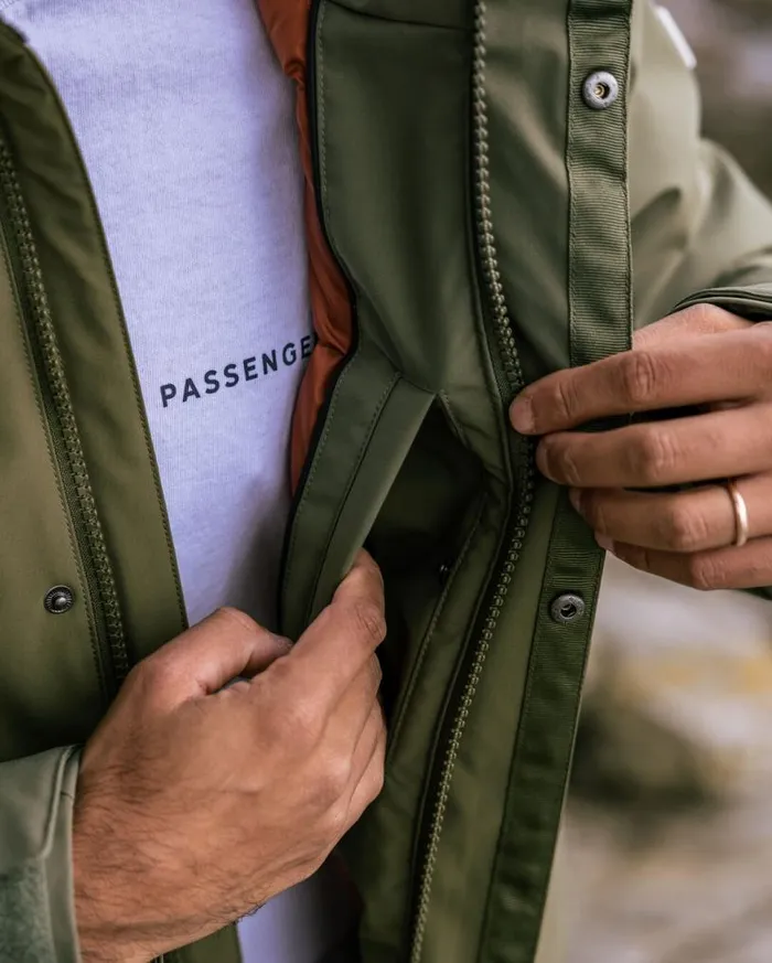 Passenger Clothing Baltic Recycled 20 Jacket Khaki Men Jackets