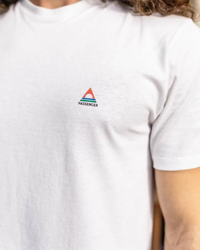 Passenger Clothing Classic Logo Recycled Cotton TShirt White Men TShirts and Vests