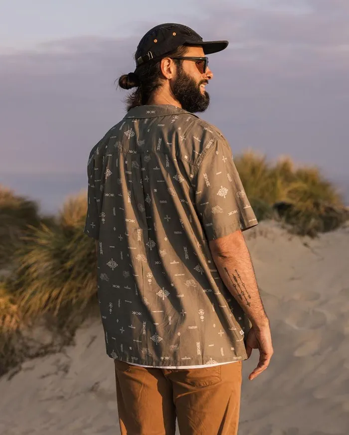 Passenger Clothing Cove Organic Cotton Short Sleeve Shirt Olive Made To Roam Men Shirts