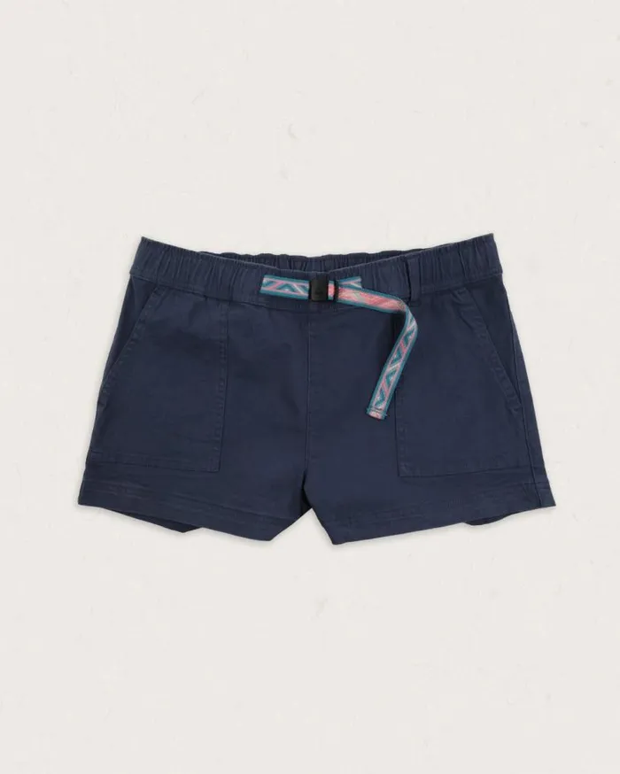 Passenger Clothing Del Sur Organic Cotton Short Dark Denim Women Shorts