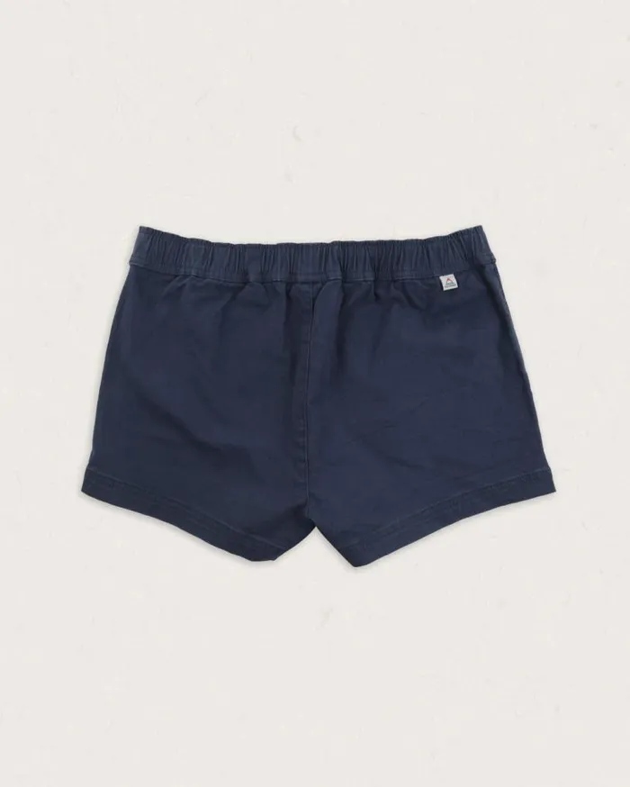 Passenger Clothing Del Sur Organic Cotton Short Dark Denim Women Shorts