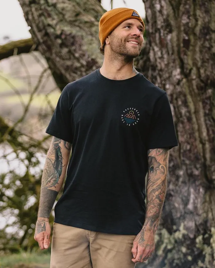 Passenger Clothing Escapism Recycled Cotton TShirt Black Men TShirts and Vests