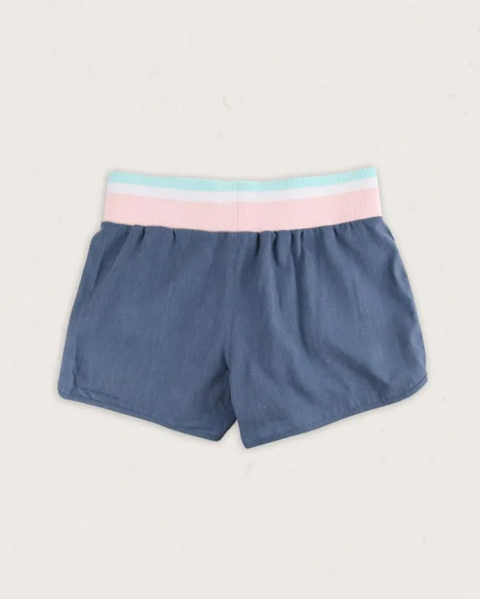 Passenger Clothing Explore Recycled All Purpose Shorts Dark Denim Women Shorts