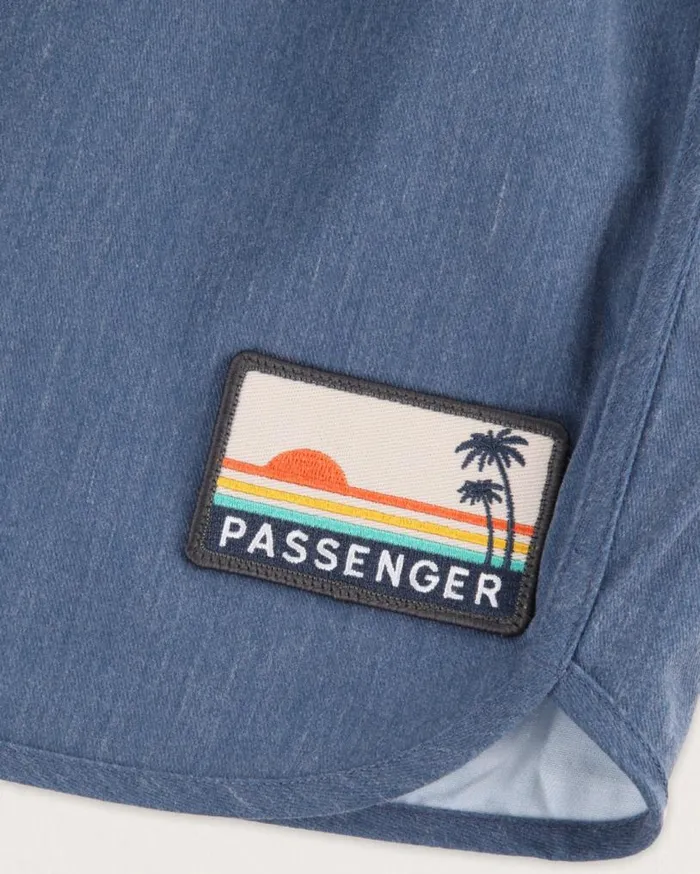 Passenger Clothing Explore Recycled All Purpose Shorts Dark Denim Women Shorts