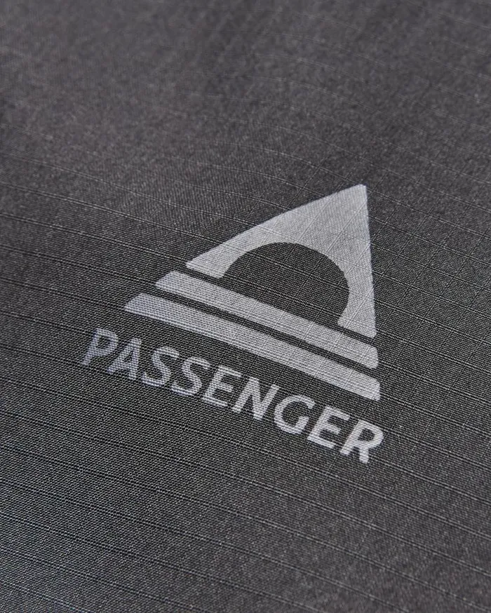Passenger Clothing Flow 12 Zip Recycled Water Resistant Jacket True Blackpistachio Men Jackets