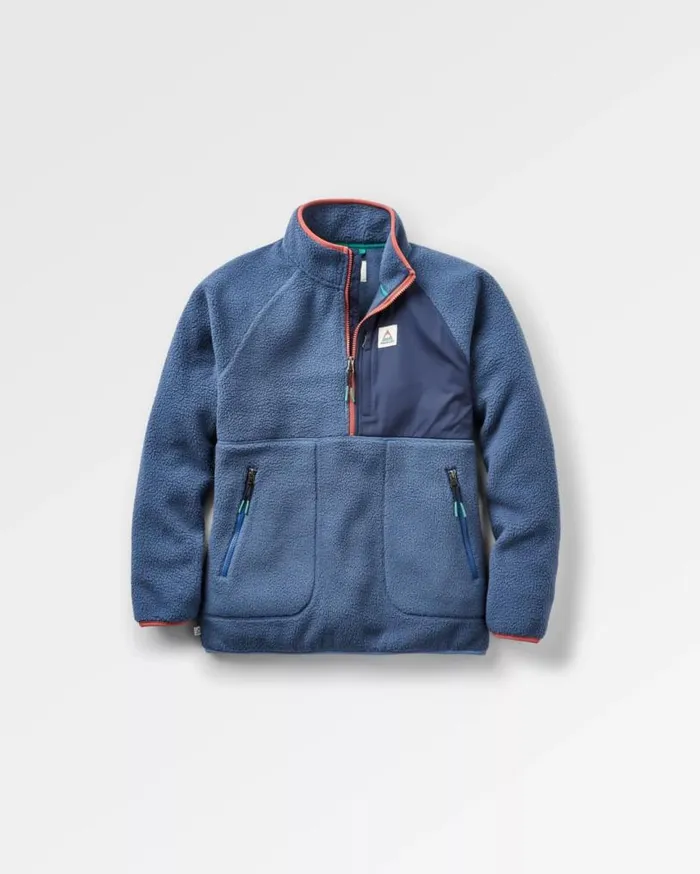 Passenger Clothing Home 20 Recycled Sherpa Fleece Dark Denim Women Fleece