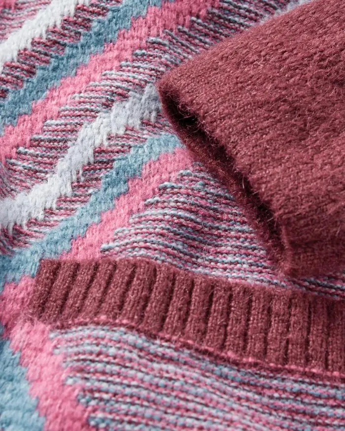 Passenger Clothing Homestead Recycled Cardigan Wine Women Knitwear