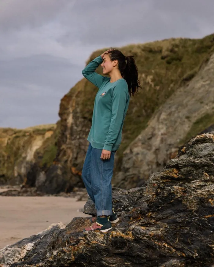 Passenger Clothing Journal Sweatshirt Blue Sea Women Hoodies and Sweatshirts