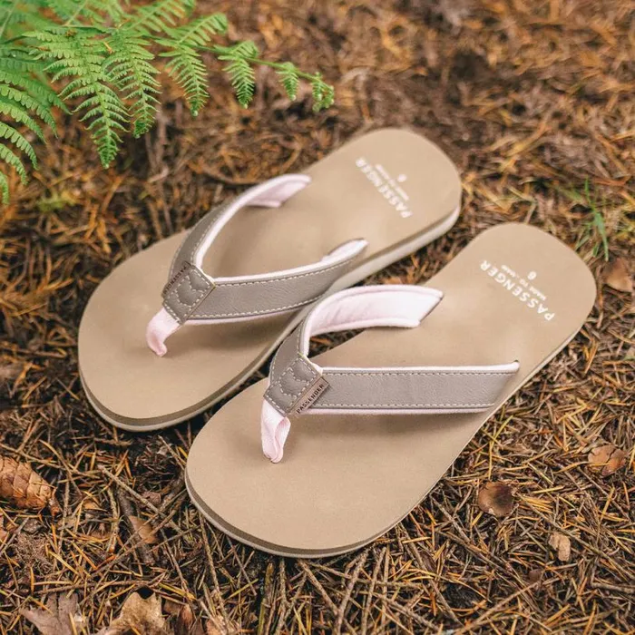 Passenger Clothing Lima Flip Flop Taupe Women Flip Flops and Sandals
