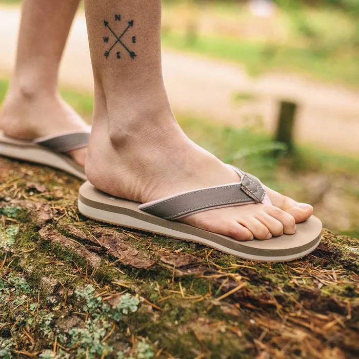 Passenger Clothing Lima Flip Flop Taupe Women Flip Flops and Sandals