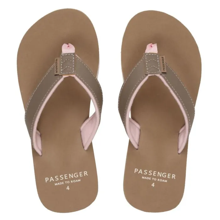 Passenger Clothing Lima Flip Flop Taupe Women Flip Flops and Sandals