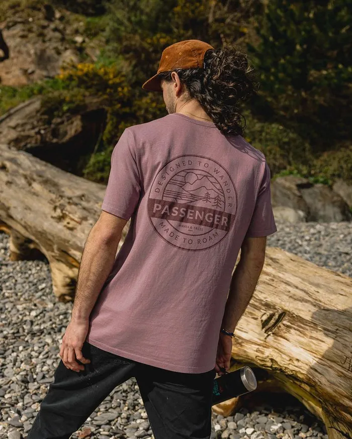 Passenger Clothing Odyssey Recycled Cotton TShirt Grape Men TShirts and Vests