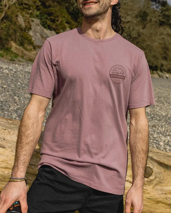 Passenger Clothing Odyssey Recycled Cotton TShirt Grape Men TShirts and Vests