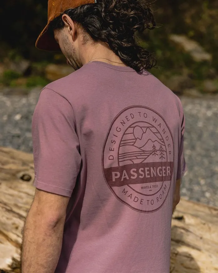 Passenger Clothing Odyssey Recycled Cotton TShirt Grape Men TShirts and Vests