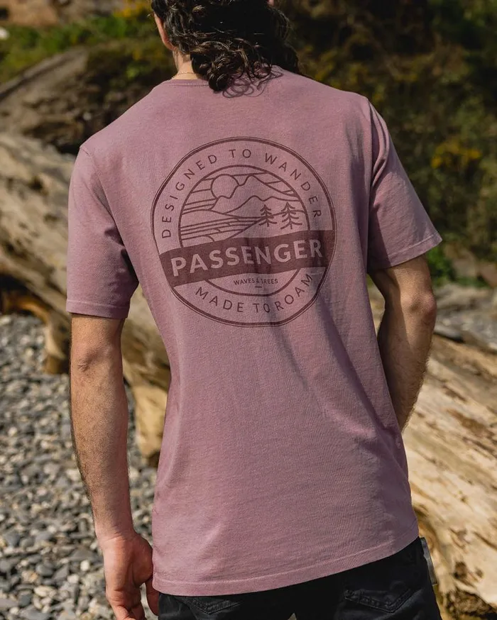 Passenger Clothing Odyssey Recycled Cotton TShirt Grape Men TShirts and Vests