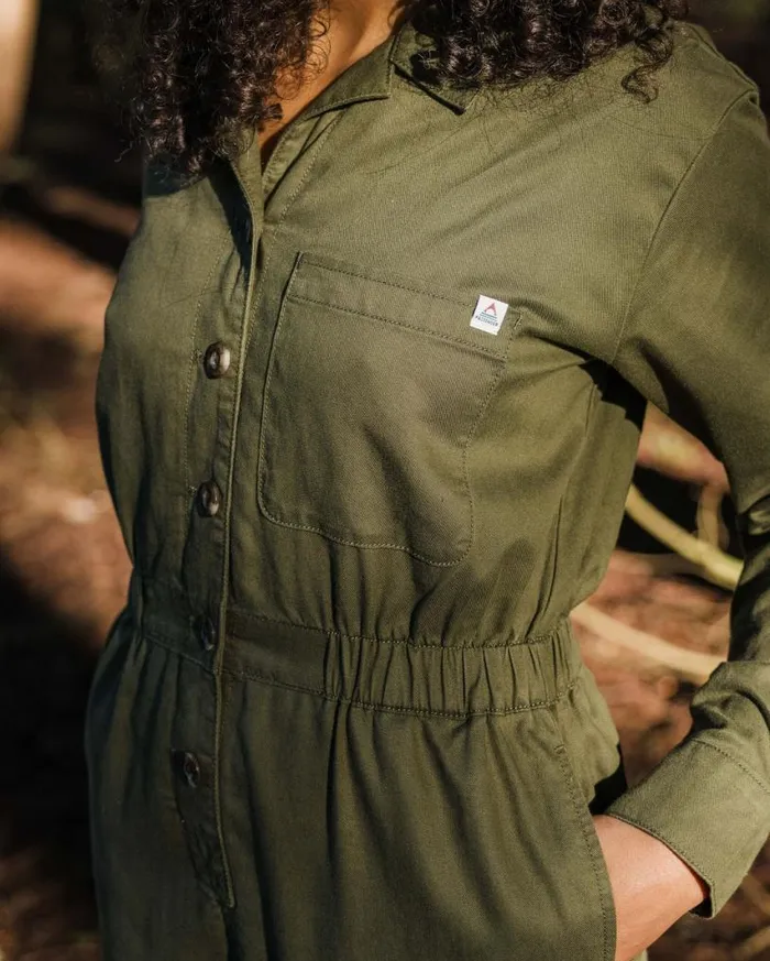 Passenger Clothing Resonate Boiler Suit Khaki Women Dungarees and Trousers