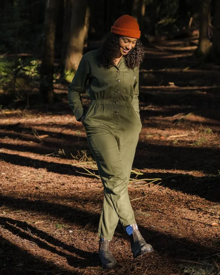 Passenger Clothing Resonate Boiler Suit Khaki Women Dungarees and Trousers