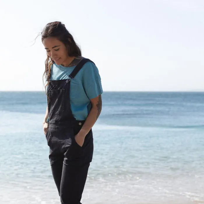 Passenger Clothing Roamist Dungarees Washed Black Women Dungarees and Trousers