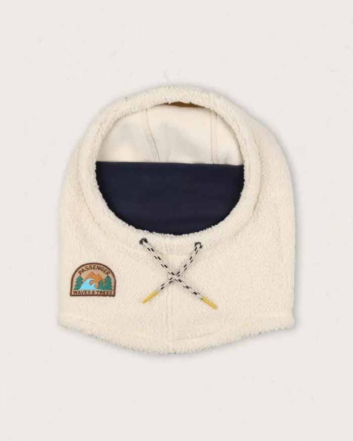 Passenger Clothing Snowdrift Recycled Polar Fleece Hood Birch WomenMen Scarves and Neckwear