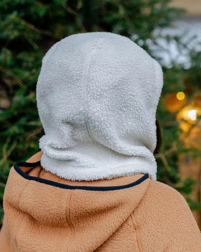 Passenger Clothing Snowdrift Recycled Polar Fleece Hood Birch WomenMen Scarves and Neckwear