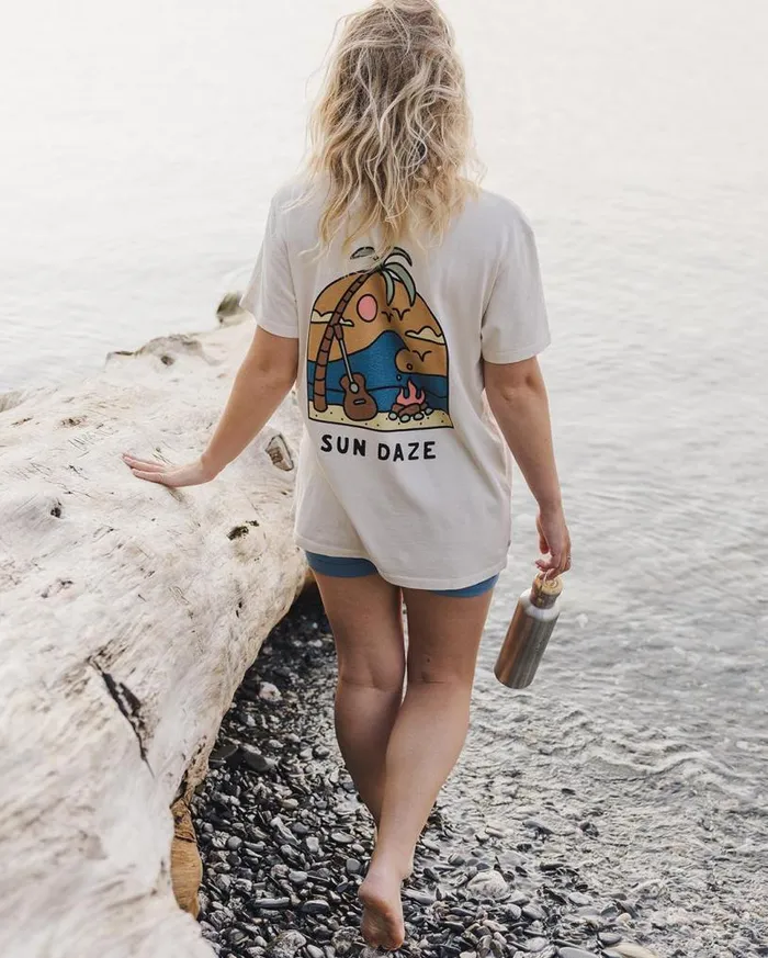 Passenger Clothing Sundaze Oversized Recycled Cotton TShirt Birch Women Tops and TShirts Passenger Clothing Sundaze Oversized Recycled Cotton TShirt Birch Women Tops and TShirts