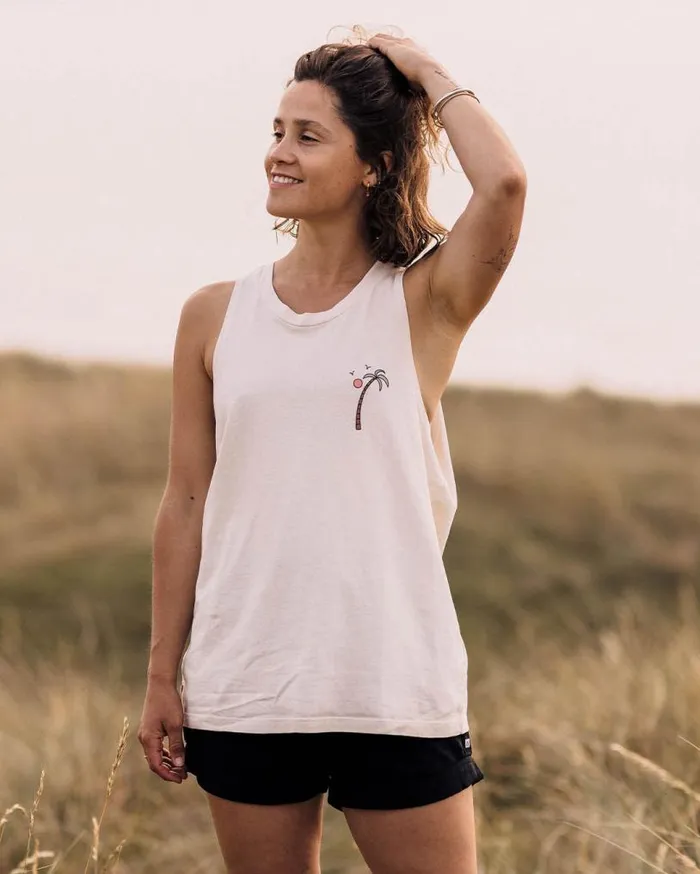 Passenger Clothing Sundaze Recycled Cotton Vest Birch Women Tops and TShirts