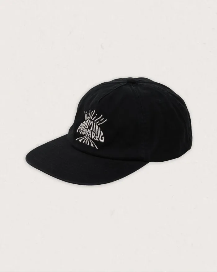 Passenger Clothing Tolima Recycled Low Profile Cap Black WomenMen Caps and Hats
