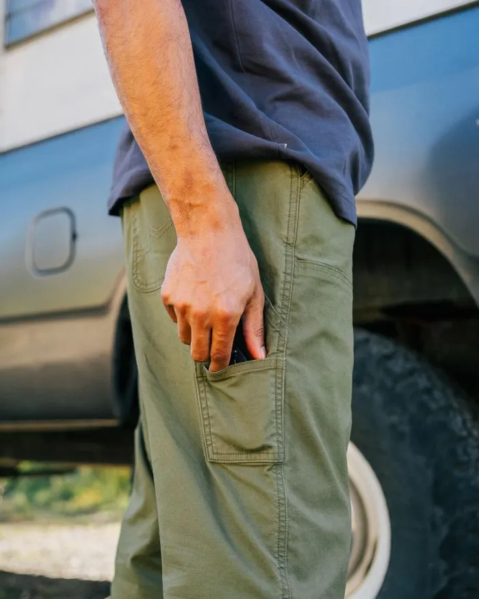 Passenger Clothing Vantage Organic Cotton Canvas Trouser Khaki Men Trousers