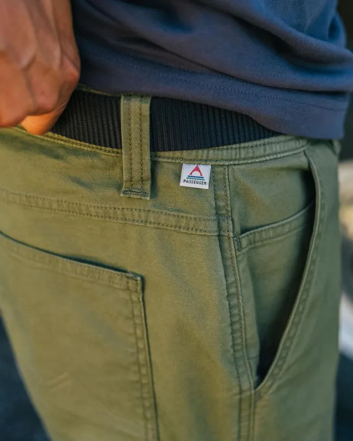 Passenger Clothing Vantage Organic Cotton Canvas Trouser Khaki Men Trousers