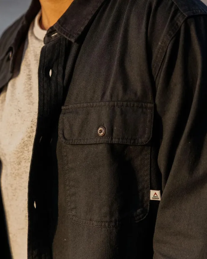 Passenger Clothing Vision Organic Cotton Shirt Black Men Shirts