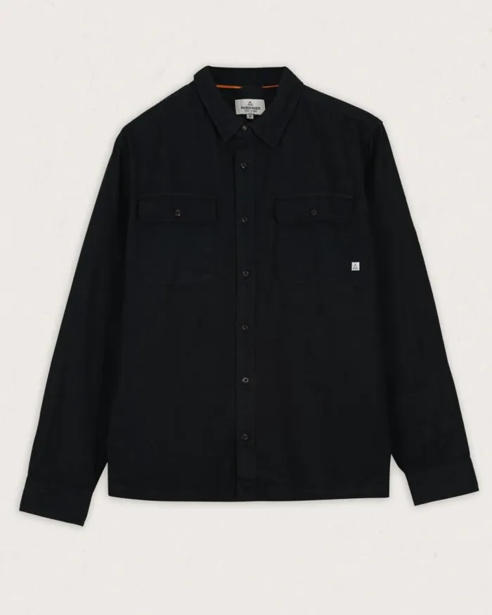 Passenger Clothing Vision Organic Cotton Shirt Black Men Shirts