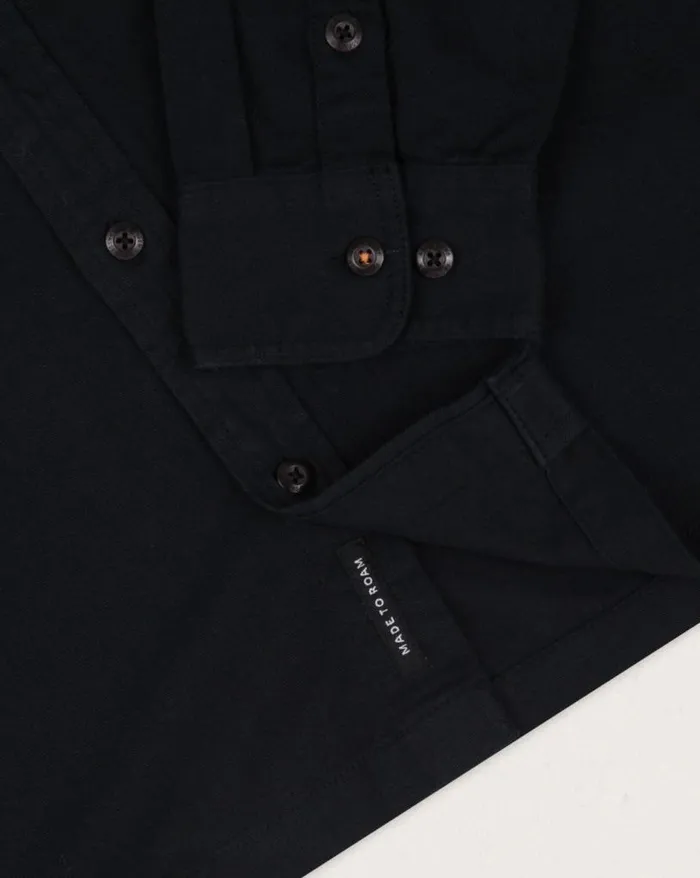 Passenger Clothing Vision Organic Cotton Shirt Black Men Shirts