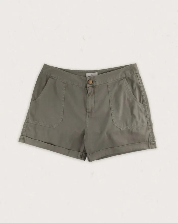 Passenger Clothing Ziggy Organic Cotton Short Dusty Olive Women Shorts