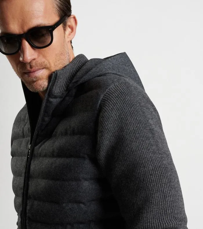 Peter Millar Jackets 038 Coats Men Alpine Hooded Cardigan
