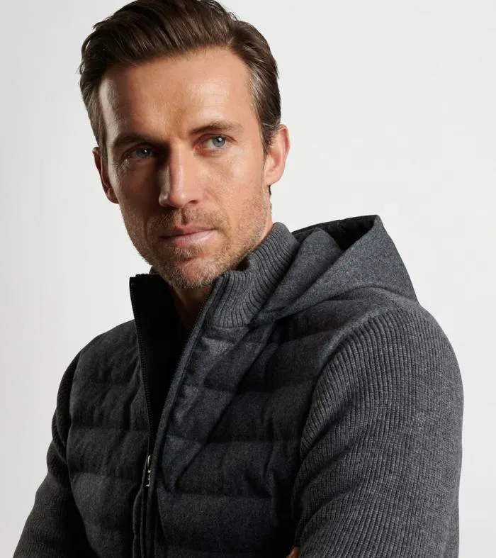 Peter Millar Jackets 038 Coats Men Alpine Hooded Cardigan