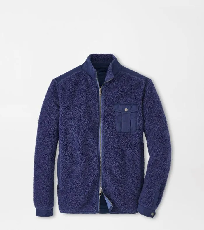 Peter Millar Jackets 038 Coats Men Autumn Pile Fleece Jacket
