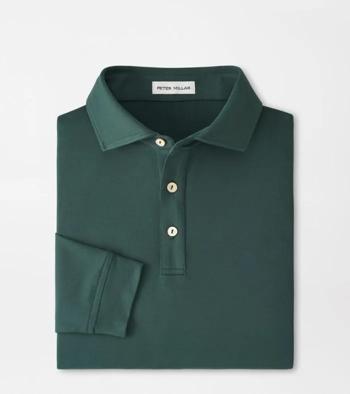 Peter Millar Sun Protection Apparel GolfMen Lyons Performance Jersey LongSleeve Polo