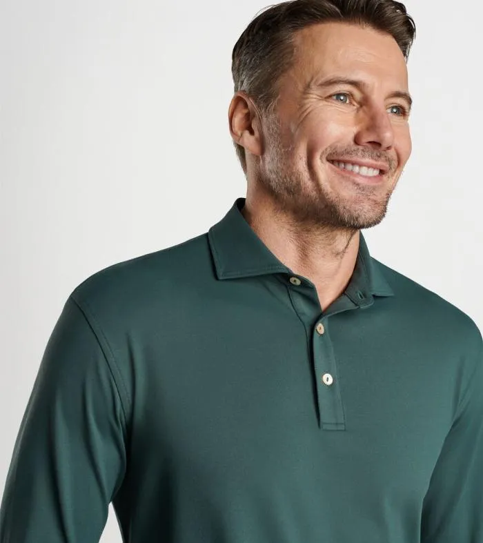 Peter Millar Sun Protection Apparel GolfMen Lyons Performance Jersey LongSleeve Polo