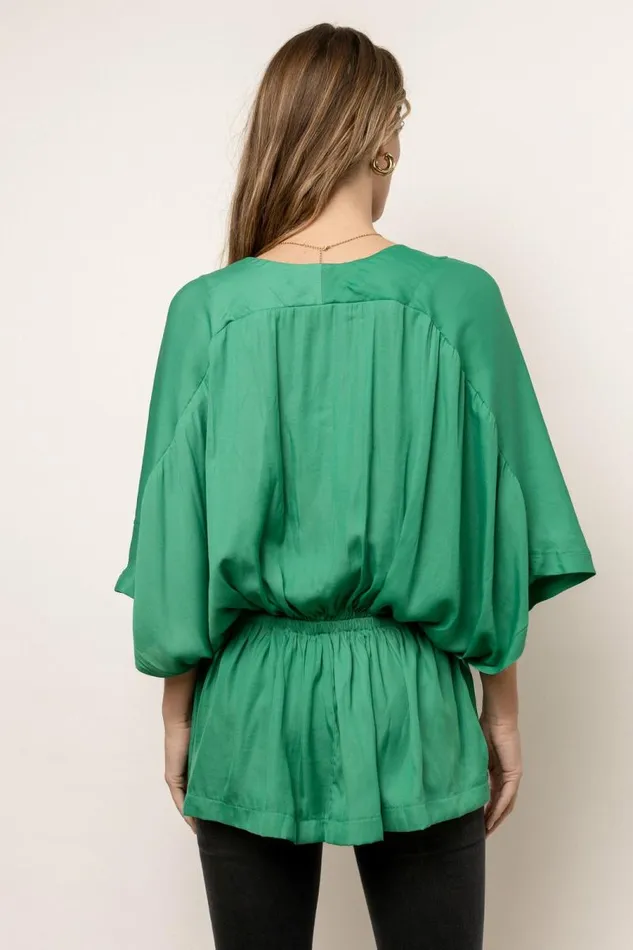 Pettra Blouse In Green 8211 FINAL SALE Green Women Bohme Blouses