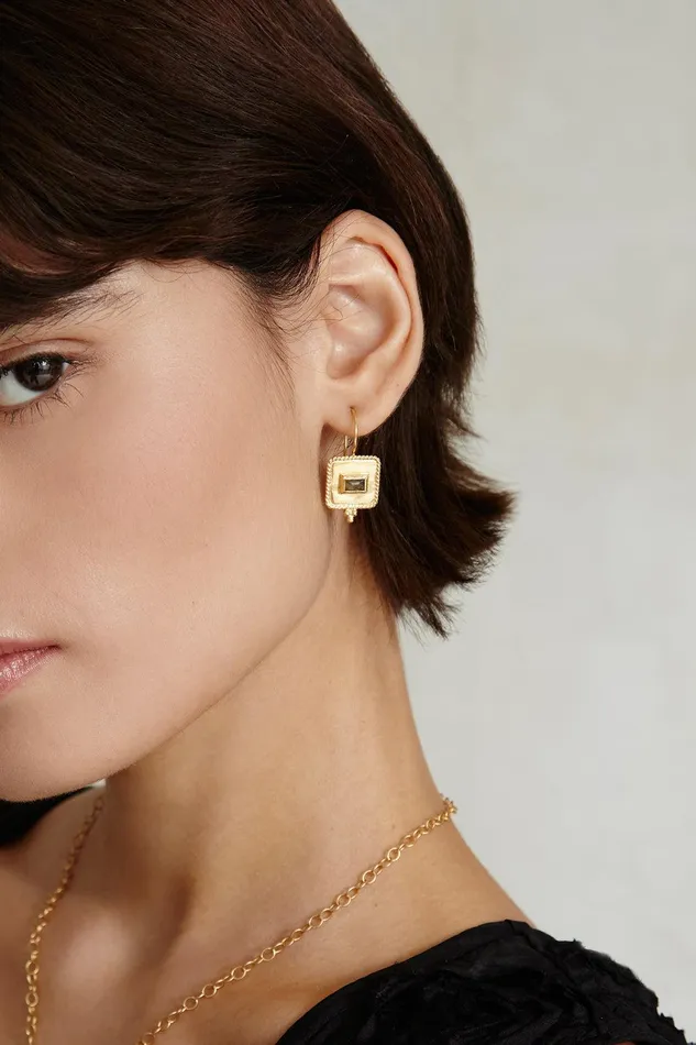 Pilar Earrings Gold Labradorite Women Chan Luu Earrings
