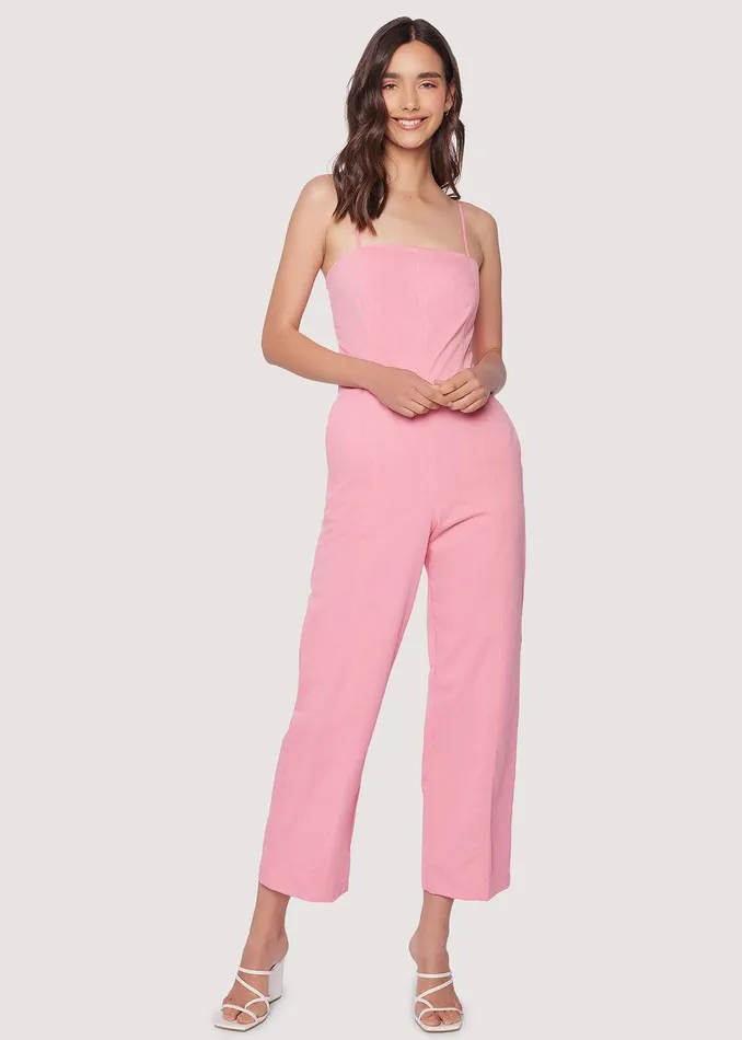 Pink Garnet Jumpsuit Pink Women Lost Wander Romper And Jumpsuits