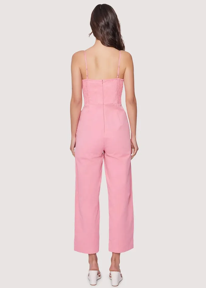 Pink Garnet Jumpsuit Pink Women Lost Wander Romper And Jumpsuits