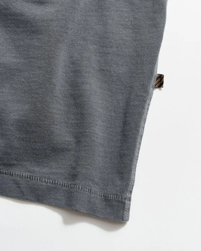 Polos Tees and Henleys Men Billy Reid Washed Tee Black