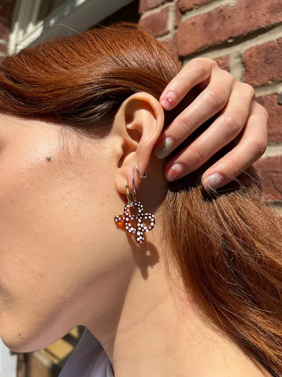 Pretzel Hoops Brown Gold Jewelry Lisa Says Gah Women