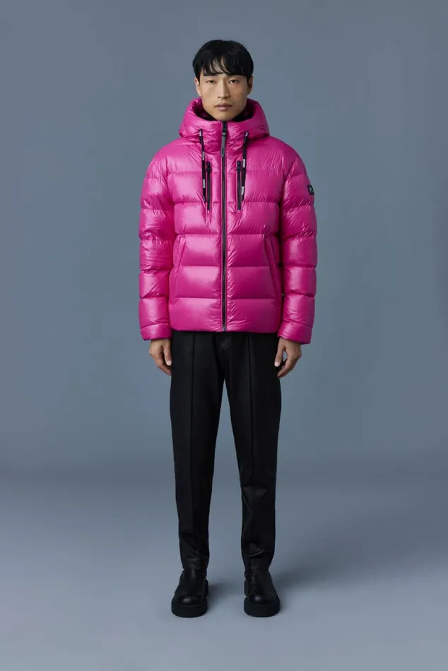 Puffer Men Mackage VICTOR Lustrous Light Down Jacket With Hood For Men Emerald Puffer Men Mackage VICTOR Lustrous Light Down Jacket With Hood For Men Emerald