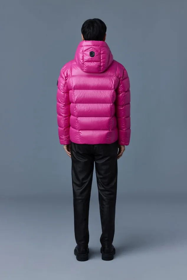 Puffer Men Mackage VICTOR Lustrous Light Down Jacket With Hood For Men Emerald Puffer Men Mackage VICTOR Lustrous Light Down Jacket With Hood For Men Emerald